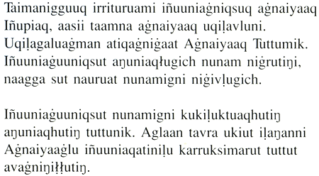 Inupiaq translation